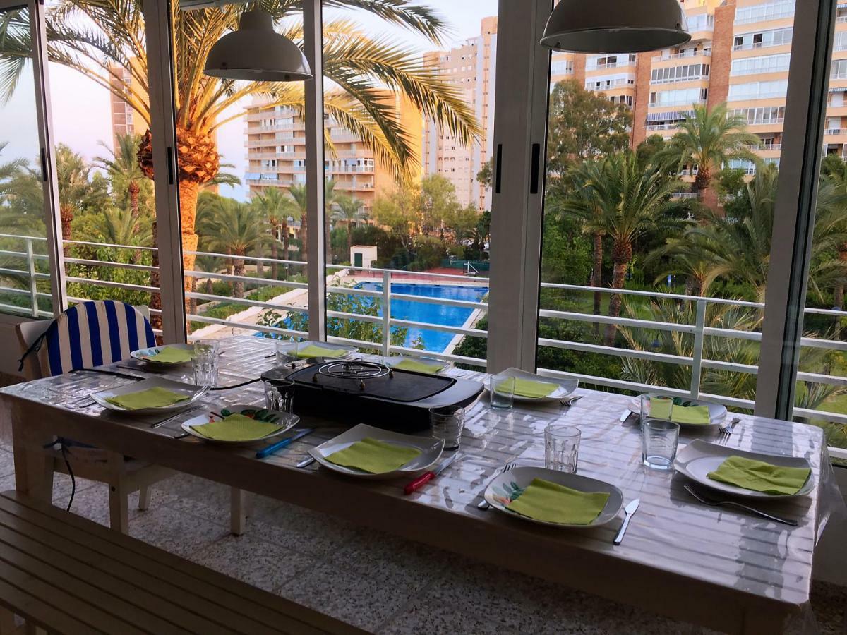 Alicante Plage Muchavista Vu Mer Piscine ,Wifi Extérieur photo
